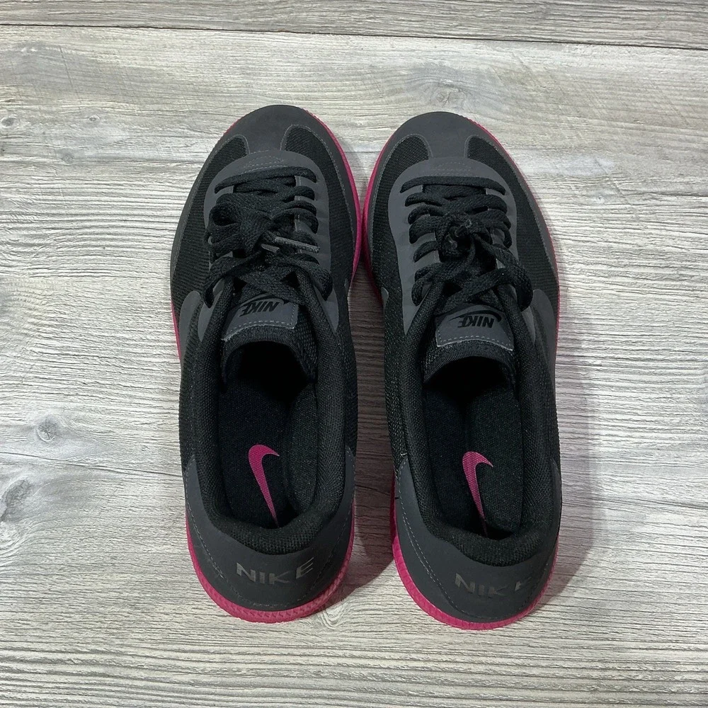 Nike Cheyenne No Sew Sneakers 2012 Black Pink Sole 555953-006 RARE Men's Size 11